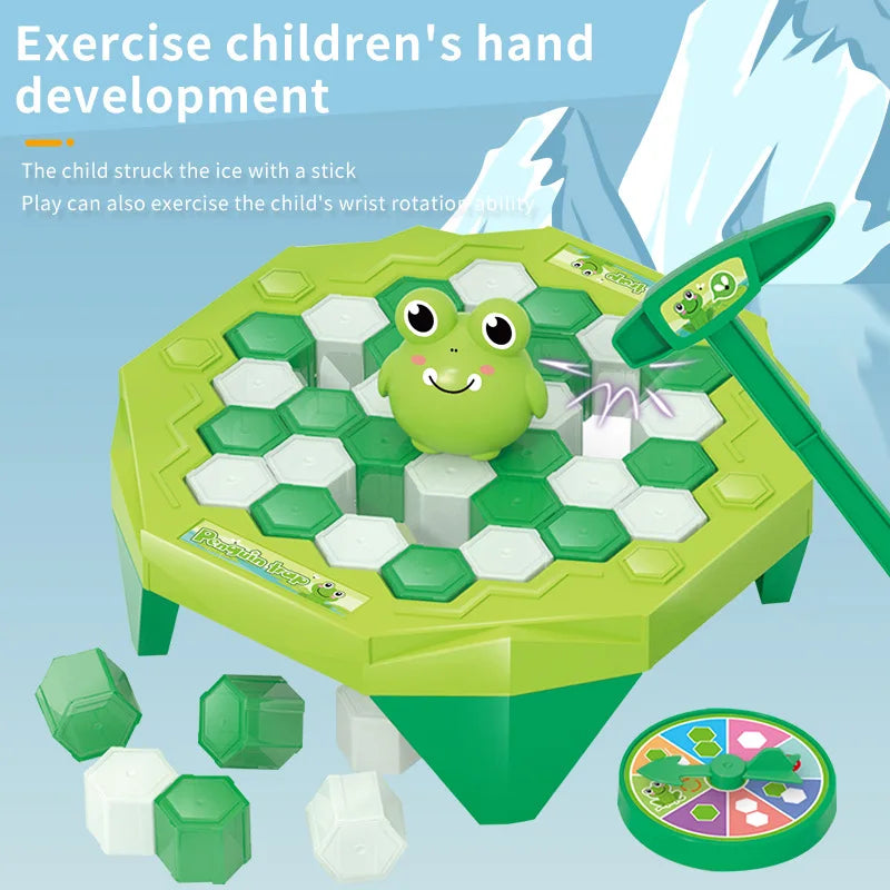 Mini juego de mesa interactivo para padres e hijos, trampa para ranas, pingüino, rompehielos, regalos de cumpleaños para niños