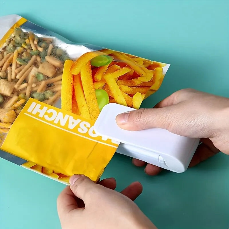 Sac thermoscellant portable — rangement plastique, mini clip alimentaire, collation, fruits, conservation fraîche