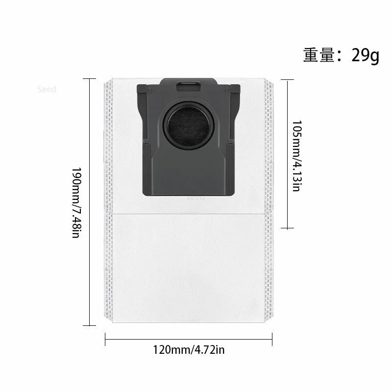 Dreame L40 ultra / X40 Ultra Robot aspirateur accessoires sacs à poussière vadrouille brosses latérales principales tissus filtres HEPA pièces de rechange