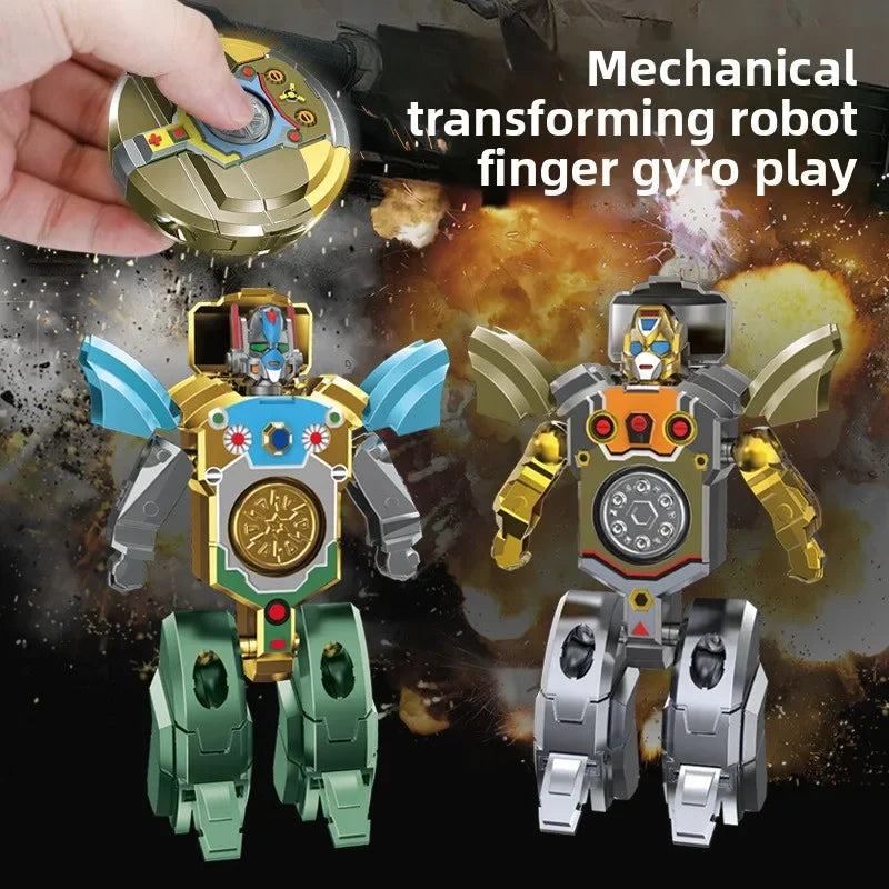 Gyroscope rotatif à décompression créative, résistant aux chutes, robot à déformation mécanique, jouet pour enfants, cadeau pour garçon, nouvelle collection