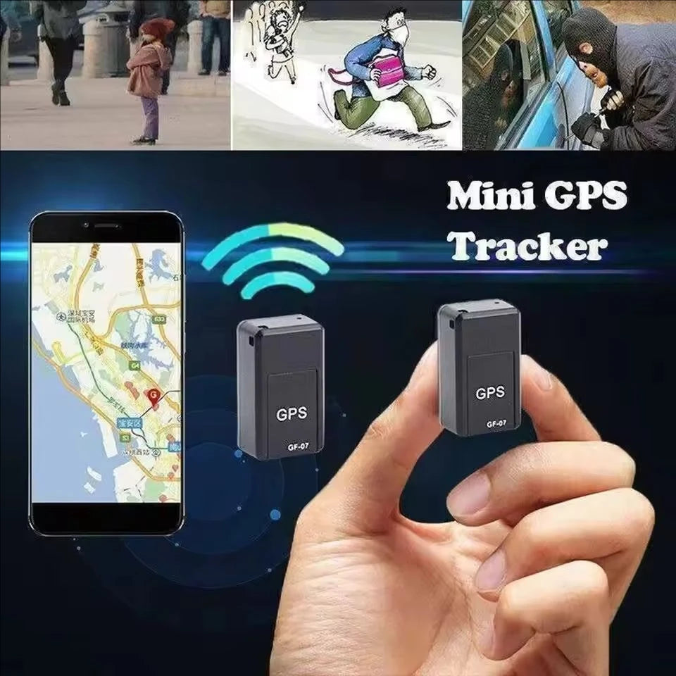 Mini traceur GPS de voiture Gf07, dispositif de suivi GPS en temps réel, positionneur magnétique avec message SIM, antivol, localisateur GPS quotidien
