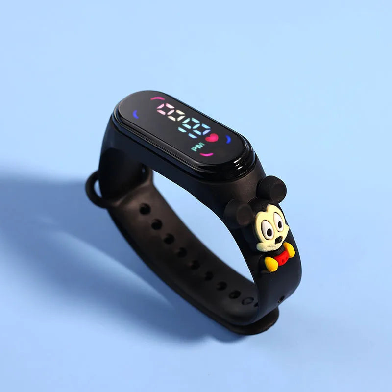Reloj deportivo impermeable para niños, reloj SpidSuffolk Butter para niñas, pulsera electrónica, reloj táctil LED, de moda