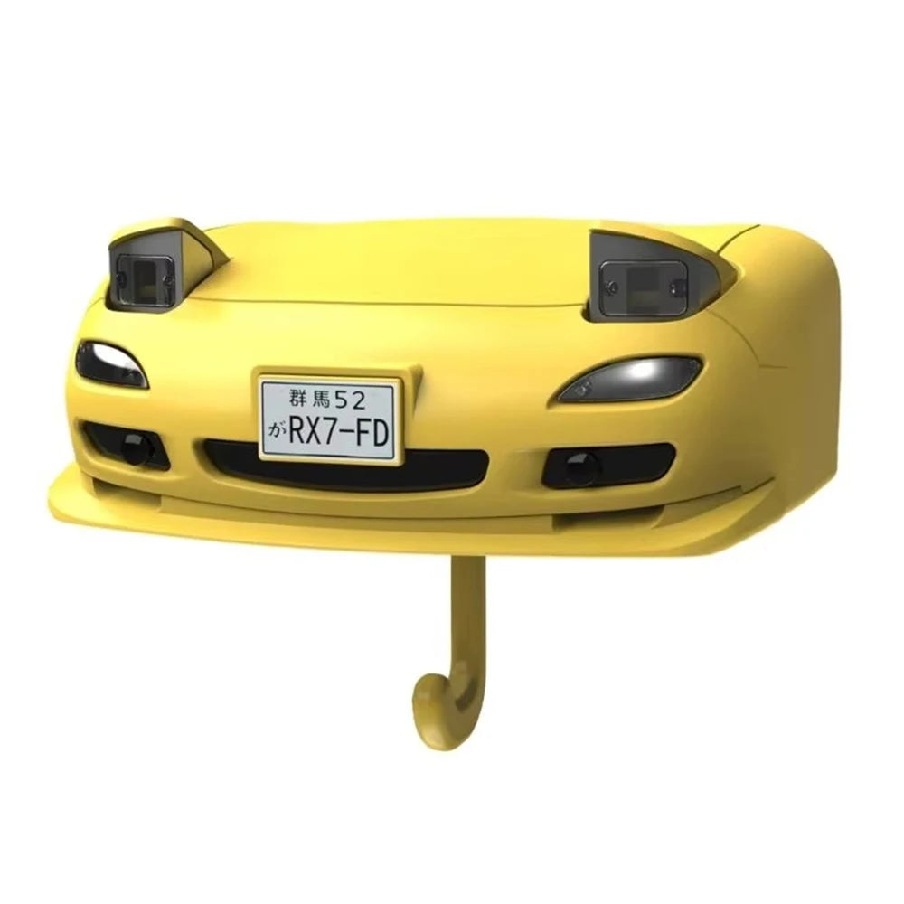 Porte-clés phare ouvert de voiture, lumière initiale, support mural, crochets pour clés, porte-clés d'entrée pratique, cintres pour clés