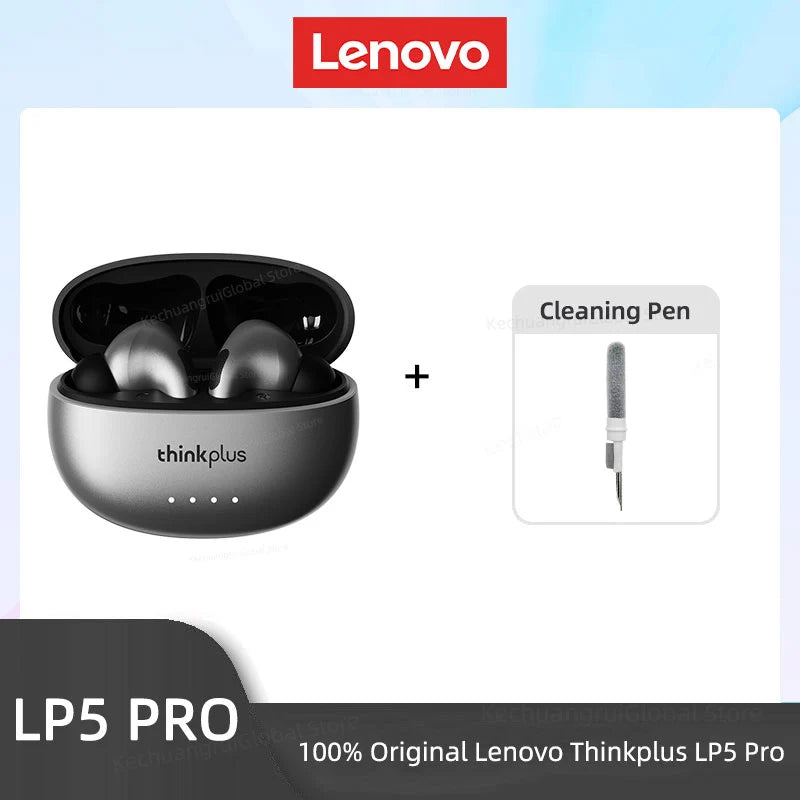 Lenovo-Auriculares inalámbricos LP5 PRO, Bluetooth 5.4, TWS, sonido HiFi, auriculares para juegos, cascos deportivos LP5Pro, batería de larga duración con micrófono 2025
