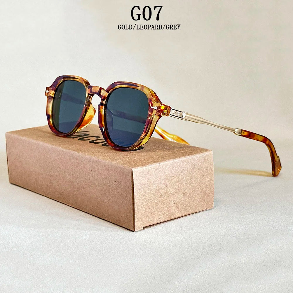 Lunettes de soleil ovales pour hommes vintage — femmes, mode, 2025