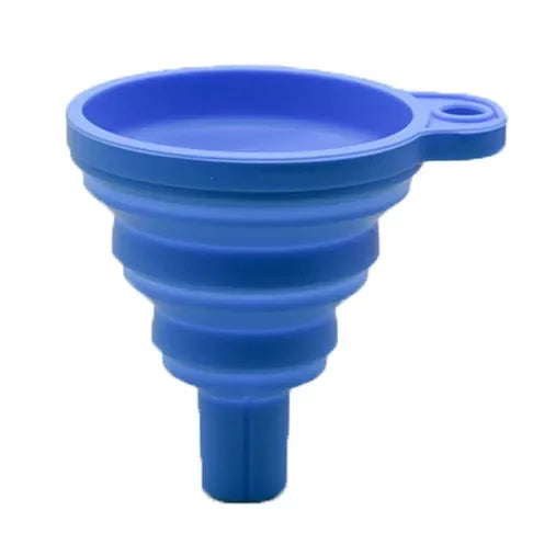 Entonnoir universel pour liquide en silicone, pliable et portable, pour voiture, eau chaude