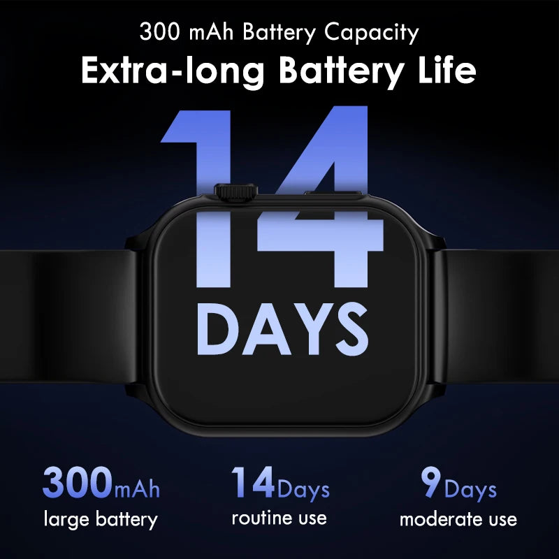 Reloj inteligente Lenovo, reloj deportivo con pulsómetro, pantalla táctil completa, llamadas BT
