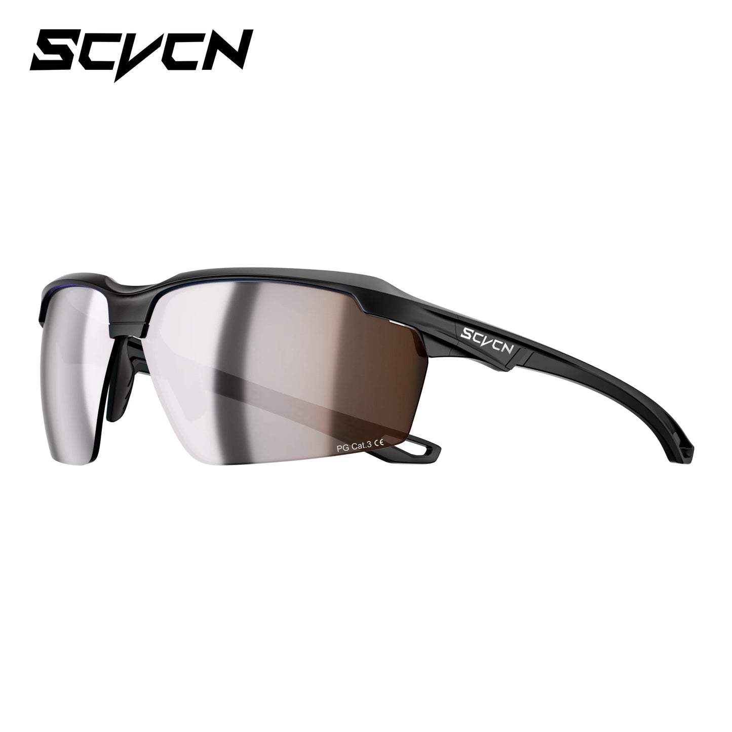Lunettes de randonnée polarisées SCVCN, lunettes de cyclisme UV400, lunettes de vélo, lunettes de sport de plein air, équipement de course à pied et de camping