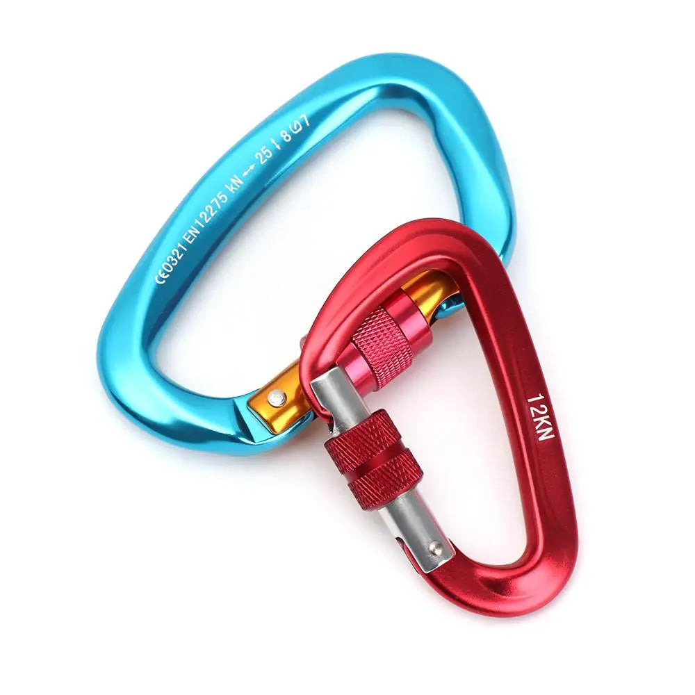Accessoires de verrouillage principal de sécurité en aluminium de qualité, équipement de protection d'alpinisme, mousqueton professionnel, crochets pour clés d'escalade
