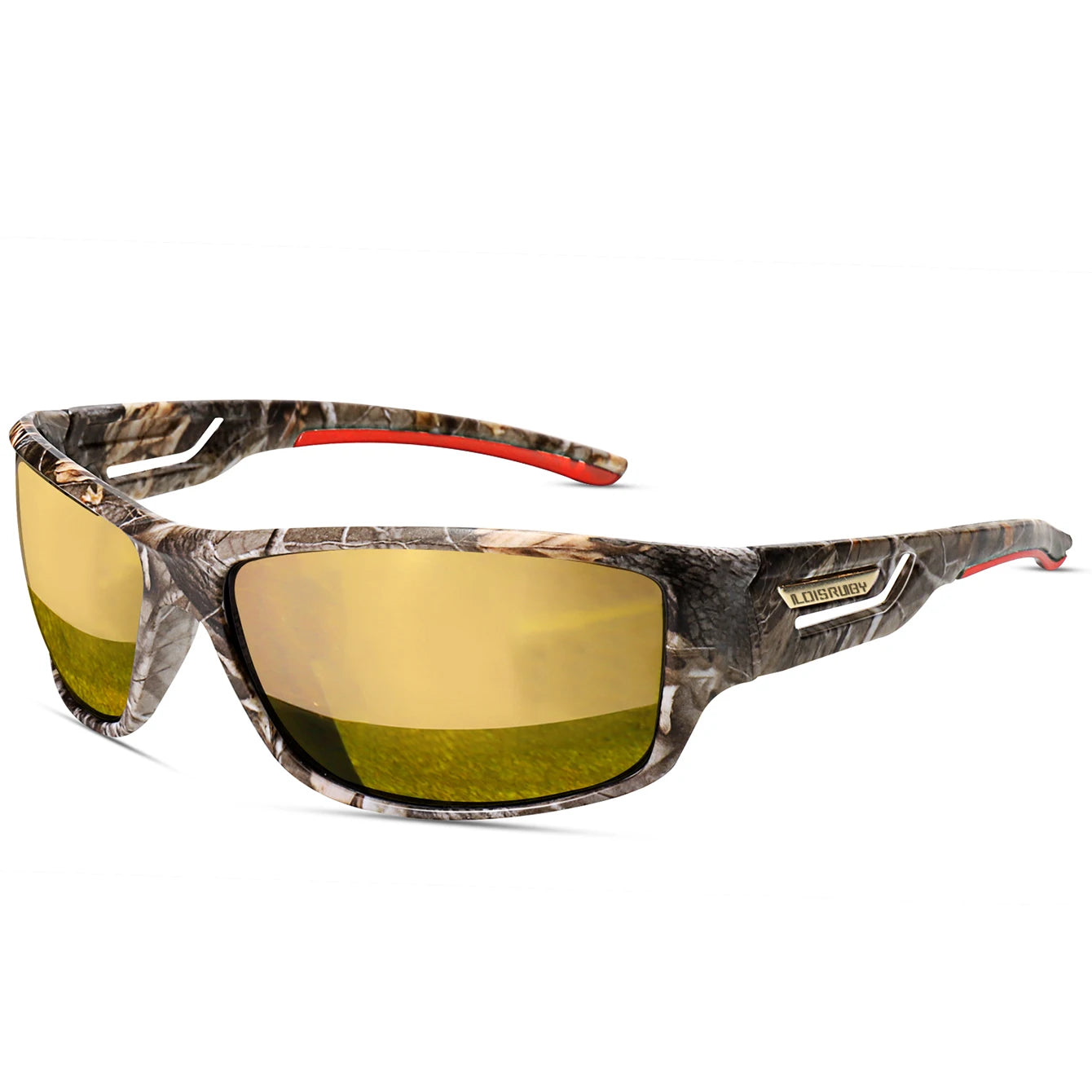 Lunettes de pêche polarisées camouflage — conduite, sports de plein air, cyclisme, course, UV400