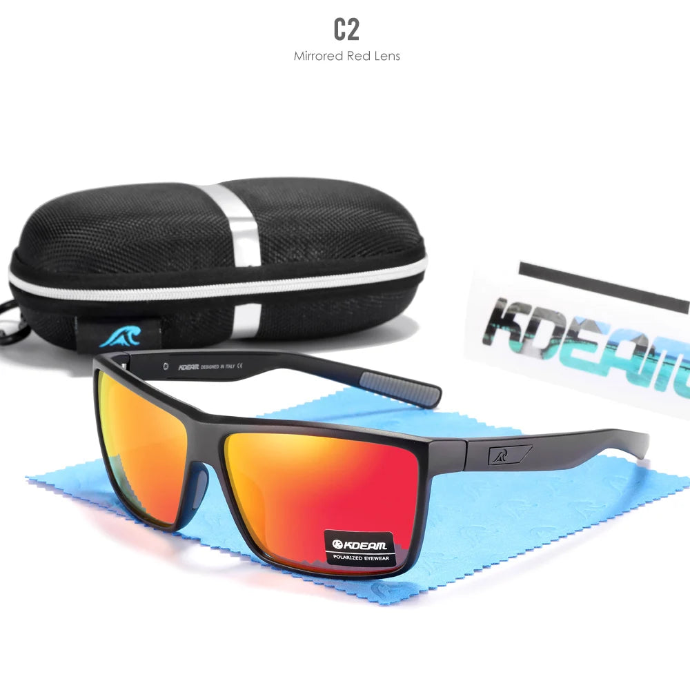 Lunettes de soleil résistantes aux rayures — verres polarisés, protection UV400, sport et loisirs