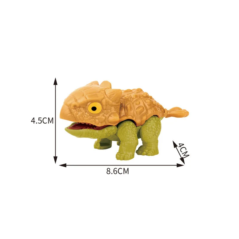 Dinosaure jurassique Triceratops tyrannosaure, modèle de jouets pour enfants, dinosaures créatifs pour mordre les doigts, jouet interactif, cadeau pour garçon