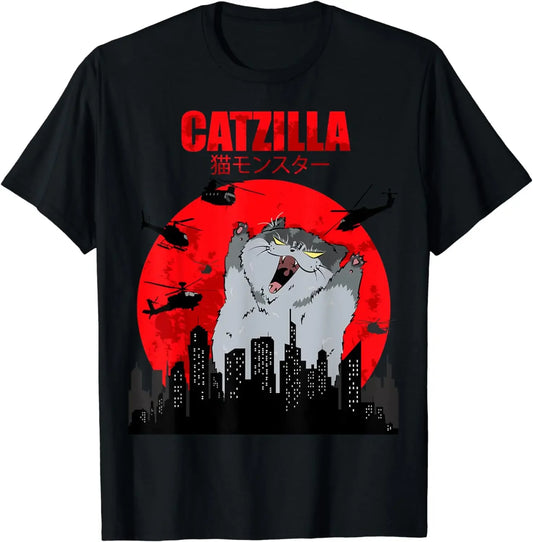 T-shirt graphique chat art japonais — amoureux des chats, vêtements femmes, mode