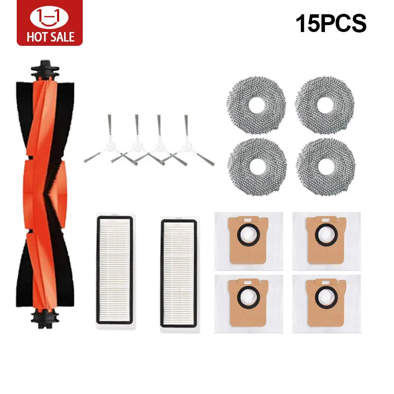 Dust bag for Xiaomi X20 + / X20 Plus robot vacuum cleaner, mop and grill accessories, main side brush, Hepa filter, spare parts