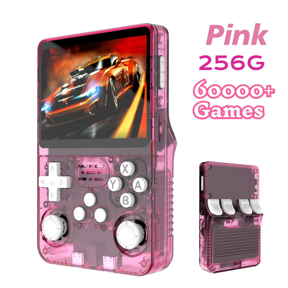 Console de Jeu Rétro Portable 3,5" IPS — 64/128/256 Go Linux Cadeau Enfants