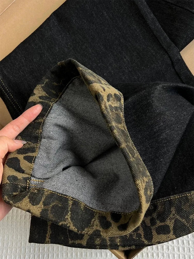 Jean Femme Y2K Taille Haute — Vintage Droit Jambes Larges Streetwear 2025