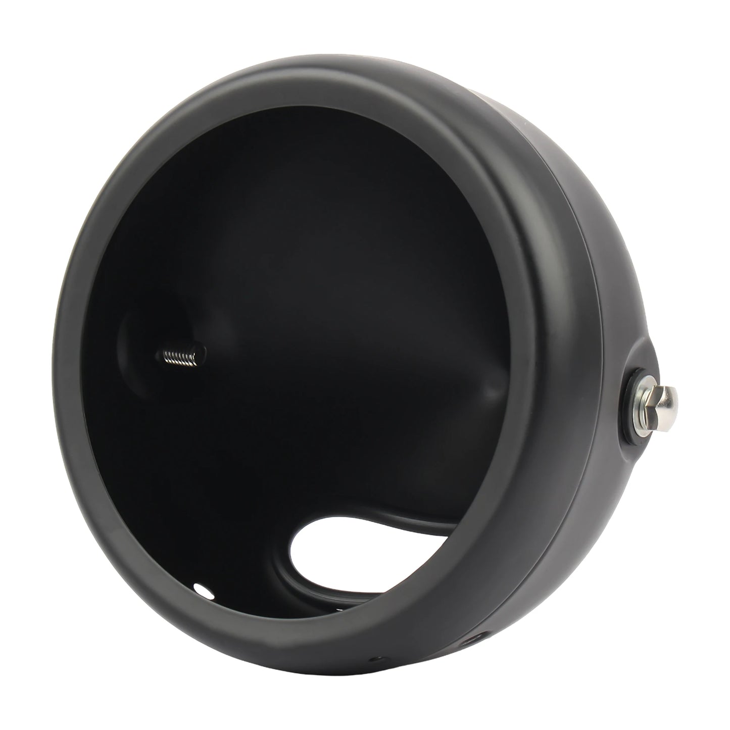 Carcasa universal de faro LED para motocicletas, 5.75 pulgadas, 7 pulgadas, soporte de Base de faro modificado retro para Harley Yamaha Suzuki Cafe Racer