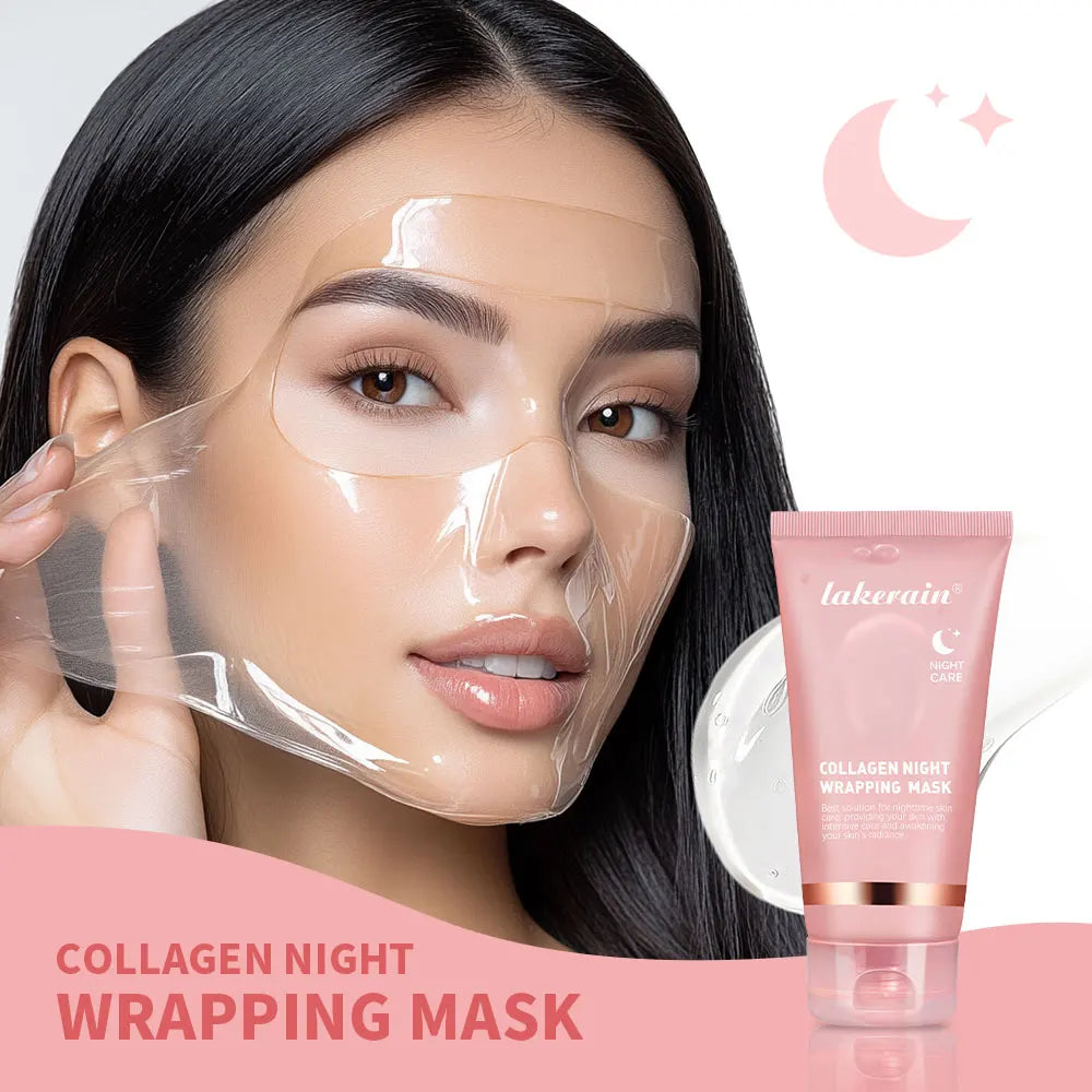 Korean Deep Collagen Mask, Peel-off Mask, Anti-wrinkle, Lifting, Skincare, Bio Pack, Night Pack for Women, Night Skin
