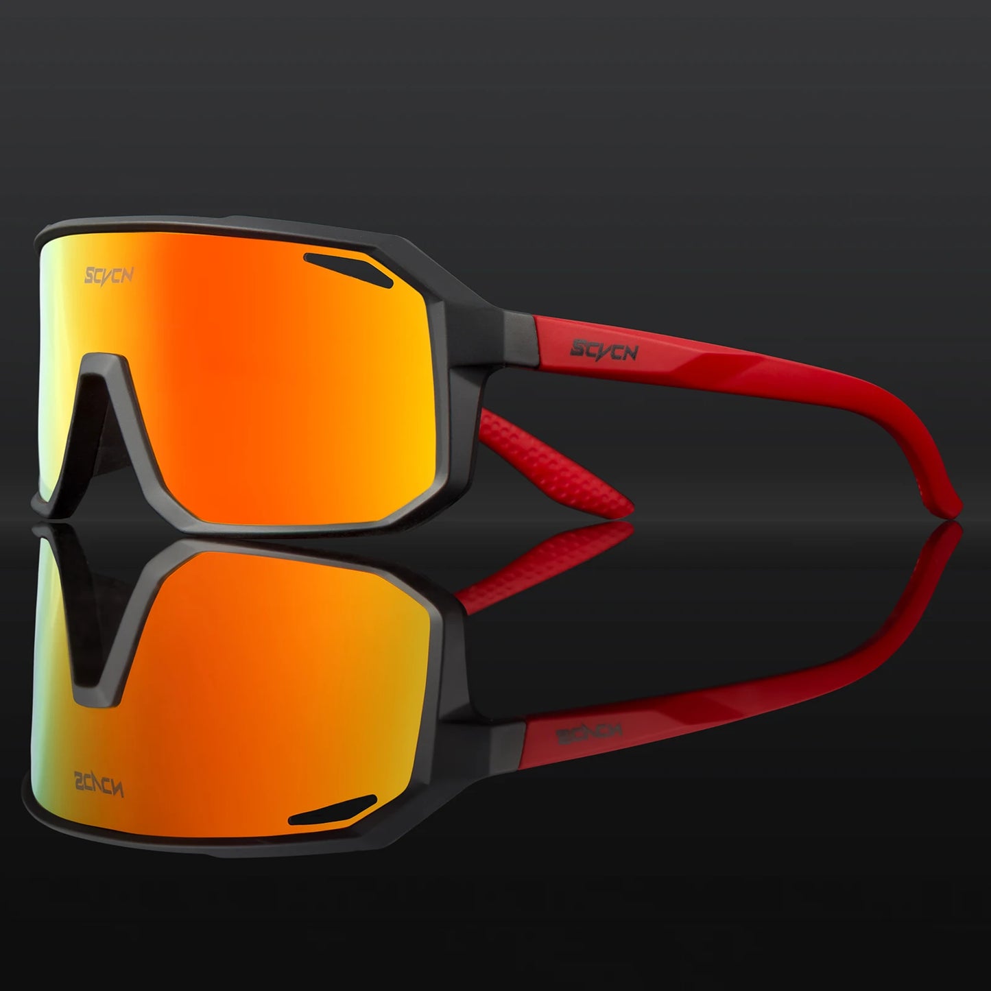 SCVCN Men's Cycling Sunglasses Women's Mountain Bike Road Bike Driving Glasses Outdoor Sports Racing Eyewear UV400 Hiking Glasses