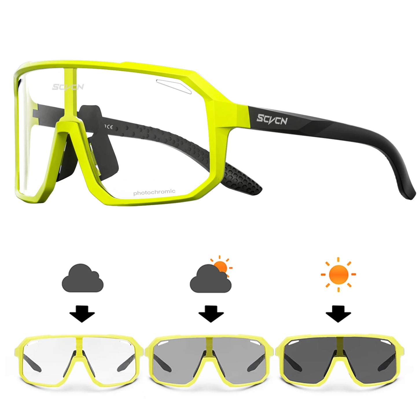 Lunettes Cyclisme UV400 VTT — Équitation Randonnée Sports Extérieur