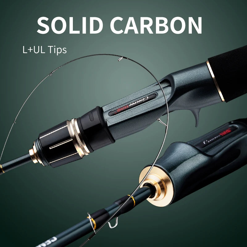 Pêche à la truite L + UL conseils canne à pêche truite canne légère filature Baitcasting leurre canne à pêche poulpe calmar matériel de pêche