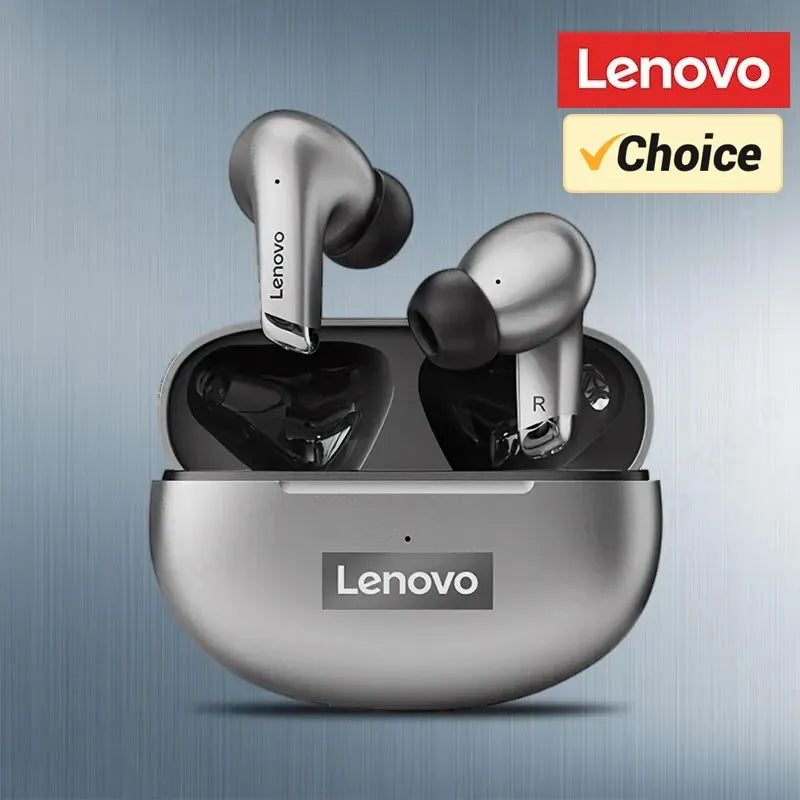 Auriculares inalámbricos Bluetooth Lenovo LP5 estéreo HiFi música deportivos impermeables TWS con micrófono nuevos