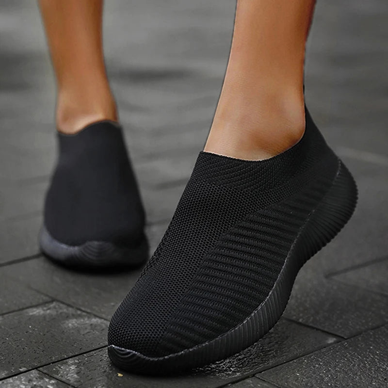 Women's Sneakers Fashion Sock Laceless Women's Sport Sneaker 2025 New Women's Sports Shoes Plus Size Women's Sneakers