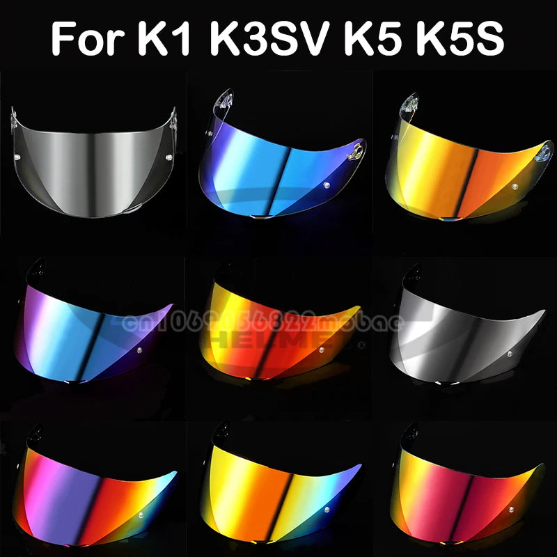 For AGV K5 K5S K5-S K3SV K1 K1S Compact ST Motorcycle Helmet Visor Lens Shield Goggles Full Face Pin Accessories Para Moto Helmet