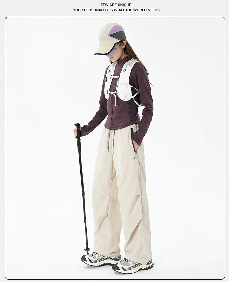 Pantalon de randonnée imperméable pour femmes, pantalon de parachutiste pour Sports de plein air, taille élastique, pantalon de Camping, solide, cyclisme, pêche, automne