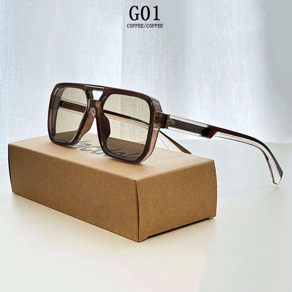 New in Vintage Sunglasses Men Luxury Square Sunglasses Women Fashion Glasses Drop Shipping Gafas De Sol Hombre Lunette Soleil Femme
