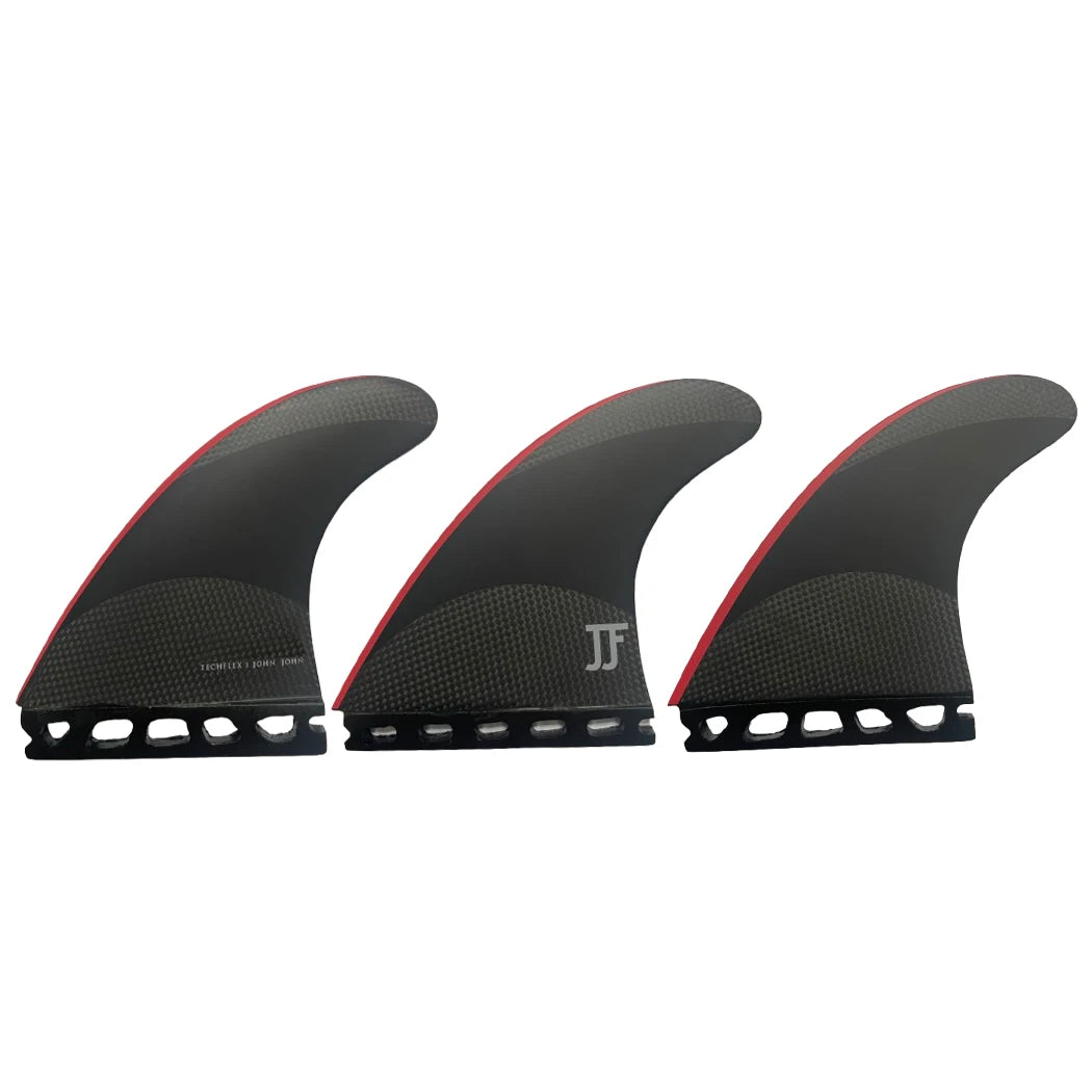Aletas de propulsor de surf de carbono tipo nido de abeja y aletas de tabla de surf de fibra de vidrio en Surf AM2 DHD Techflex SuperE Rasta FINS Jordy