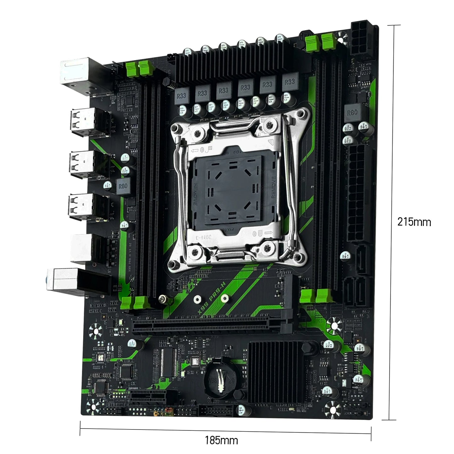 Carte mère PR9-H MACHINIST X99 LGA 2011-3, ensemble combo en option, processeur Xeon E5 2670 V3, 16 Go de RAM DDR4 ECC, mémoire NAME M.2