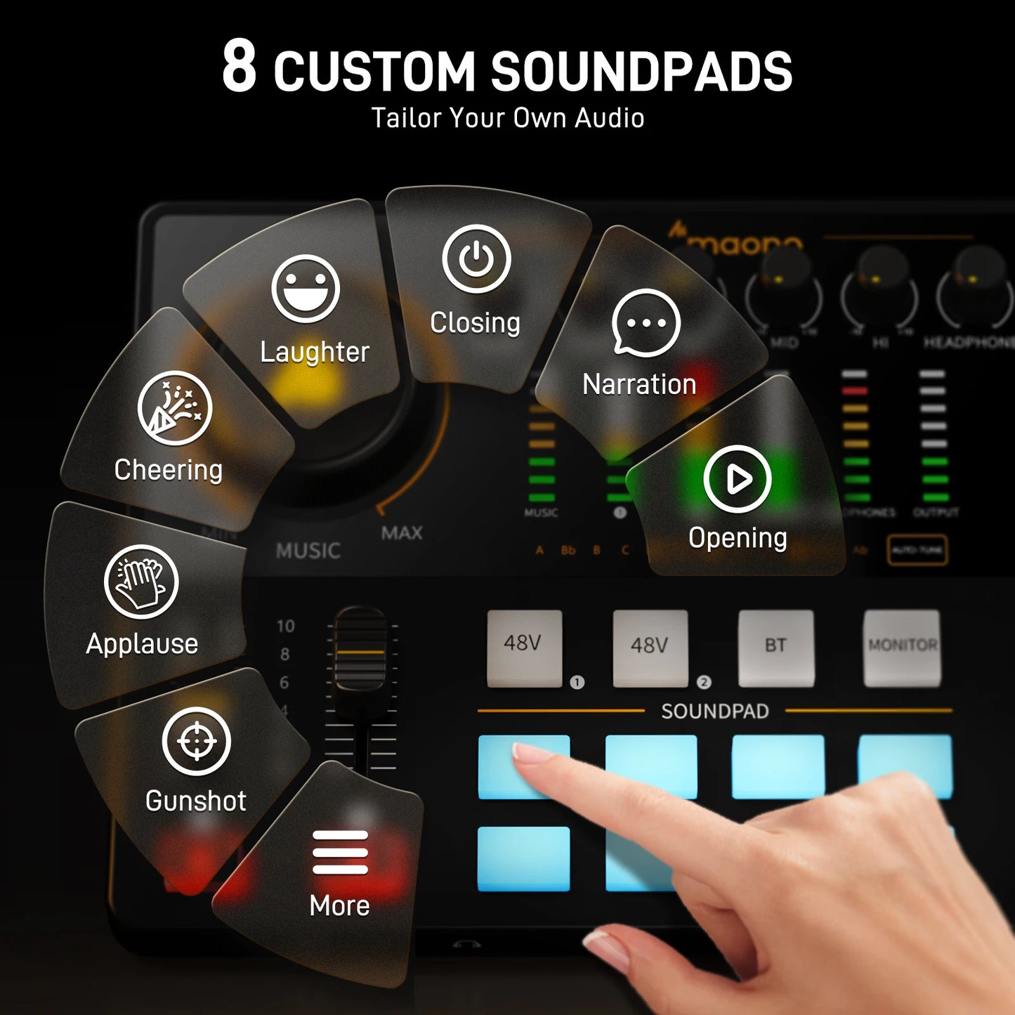Interface Audio Double XLR — Podcast, Streaming & Gaming Professionnel