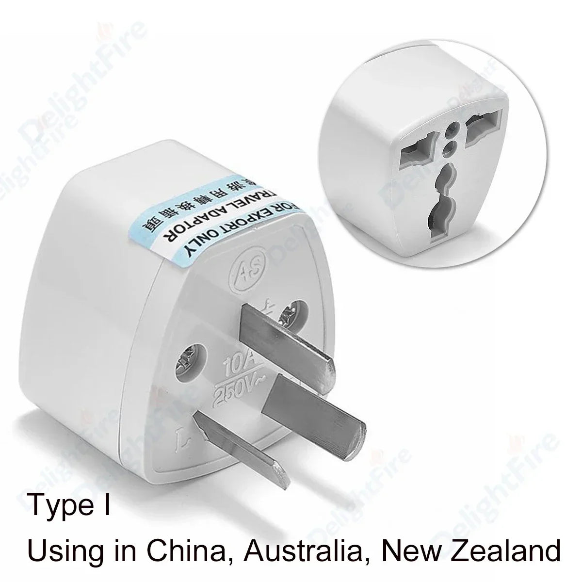 Universal Multi-function KR AU UK US to EU Power Plug Adapter Type E/F France Spain Travel AC Adapter Socket