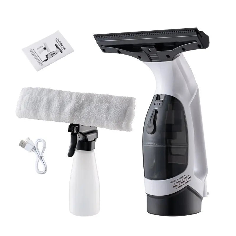 Nettoyeur de vitres électrique sans fil multifonctionnel, Machine blanche, Rechargeable, automatique, Portable, outils de nettoyage de vitres
