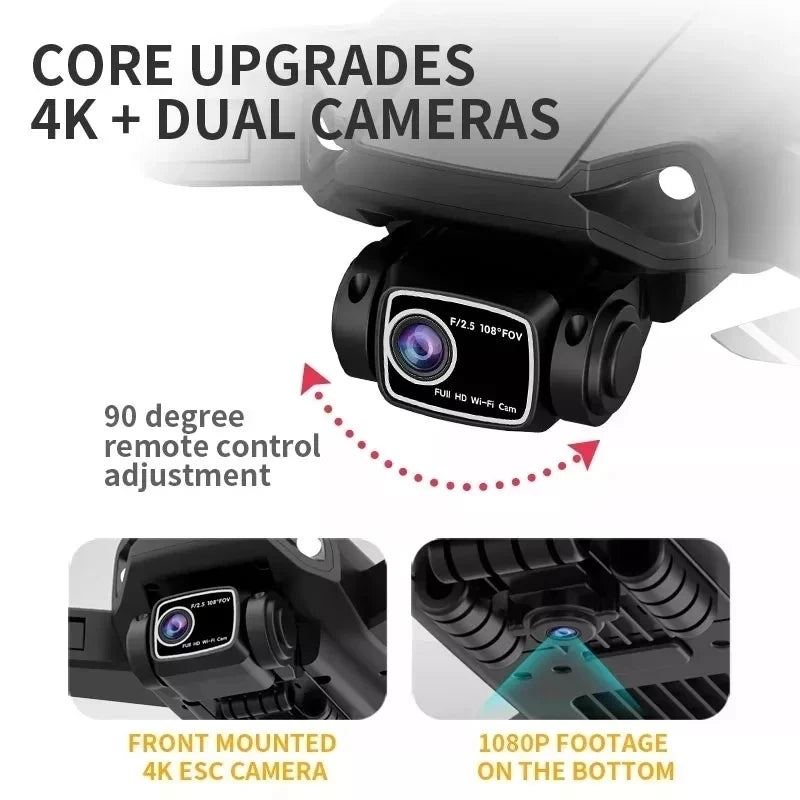 L900 Pro SE MAX 4K GPS Drone, Professional HD 5G WIFI 360° Dual Camera Brushless Motor Obstacle Avoidance RC FPV Quadcopter Drone