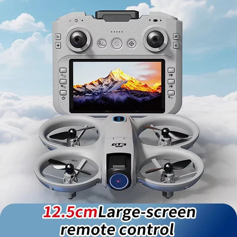 Drone 8K HD — grand écran, flux optique, moteur brushless, évitement intelligent d'obstacles, UAV