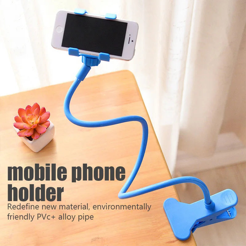 Support de téléphone portable flexible universel, support paresseux réglable, clip de téléphone portable, lit à la maison, support de bureau, support de smartphone rapide