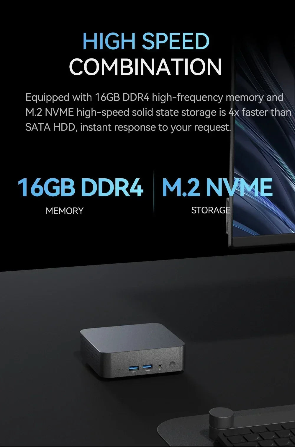 Mini PC 2026 Windows 11 Pro Intel I9-10980HK/N150 32 Go DDR4 1 To SSD Ordinateur Gamer Double Wi-Fi 6 BT5.2 4K HD pour Gaming