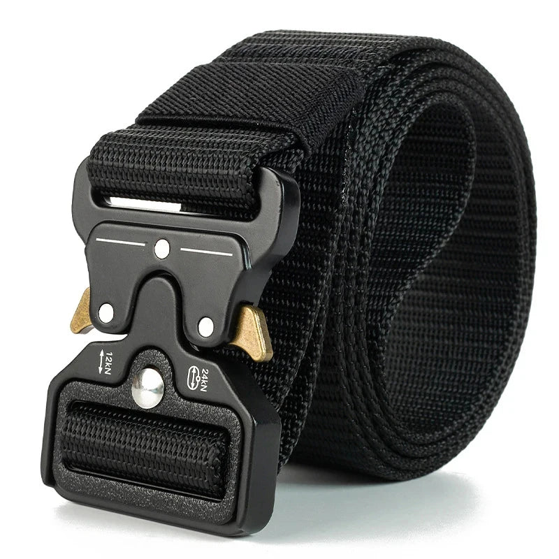 Cinturones tácticos versátiles para hombres - Diseño duradero y ajustable - Para entusiastas de los deportes al aire libre, para usar con pantalones, vaqueros, para hombres y mujeres