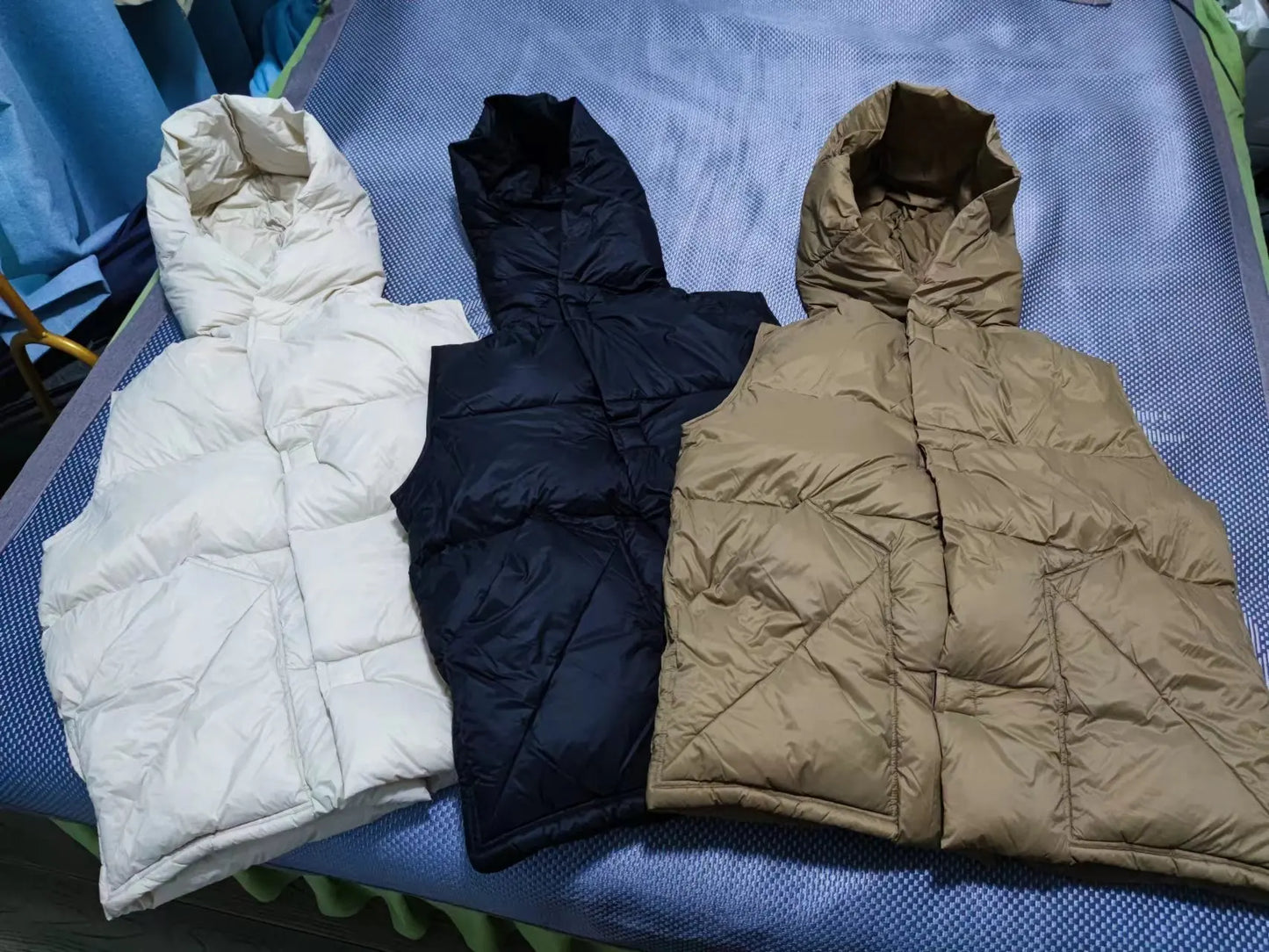Chaleco de plumón con capucha de pato blanco para mujer, chaleco informal, ropa de abrigo de invierno, 2024, novedad, 90%