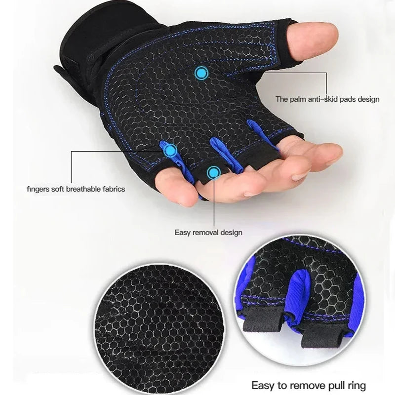 Gants de protection de poignet coordonnants pour hommes et femmes, extérieur, cyclisme, randonnée, degré de choc, fitness, paquet WePackage, levage