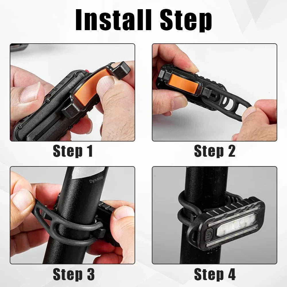 Lampe de poche LED Recharge USB, lampe de travail, porte-clés, pour Police, Clip d'épaule, lumière clignotante d'avertissement, lampe d'extérieur