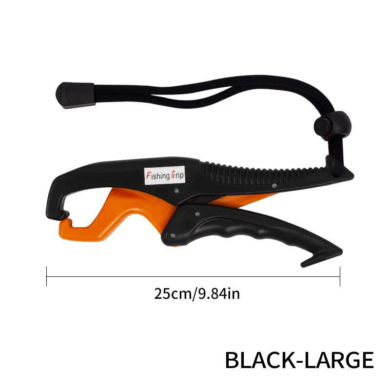 Pince à poisson ShareShark en plastique ABS blanc avec corde réglable, pince à lèvres flottante, outils de pêche