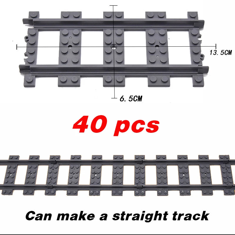 R64.Cambio-Tren urbano flexible, vías blandas, rectas y curvas, construcción de noches, modelos creativos, ferrocarril, juguetes para niños, regalos, nuevo