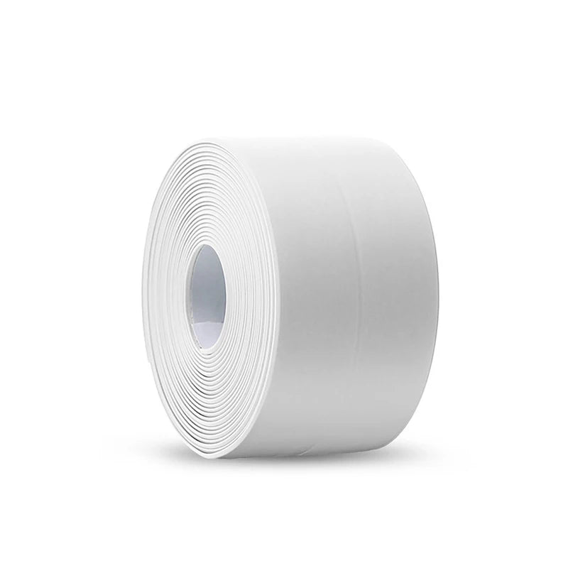 Cinta de sellado de PVC autoadhesiva para bañera, 3.2M, resistente al aceite, adhesivo de pared para esquina de borde de fregadero de cocina, tira de sellado impermeable para inodoro