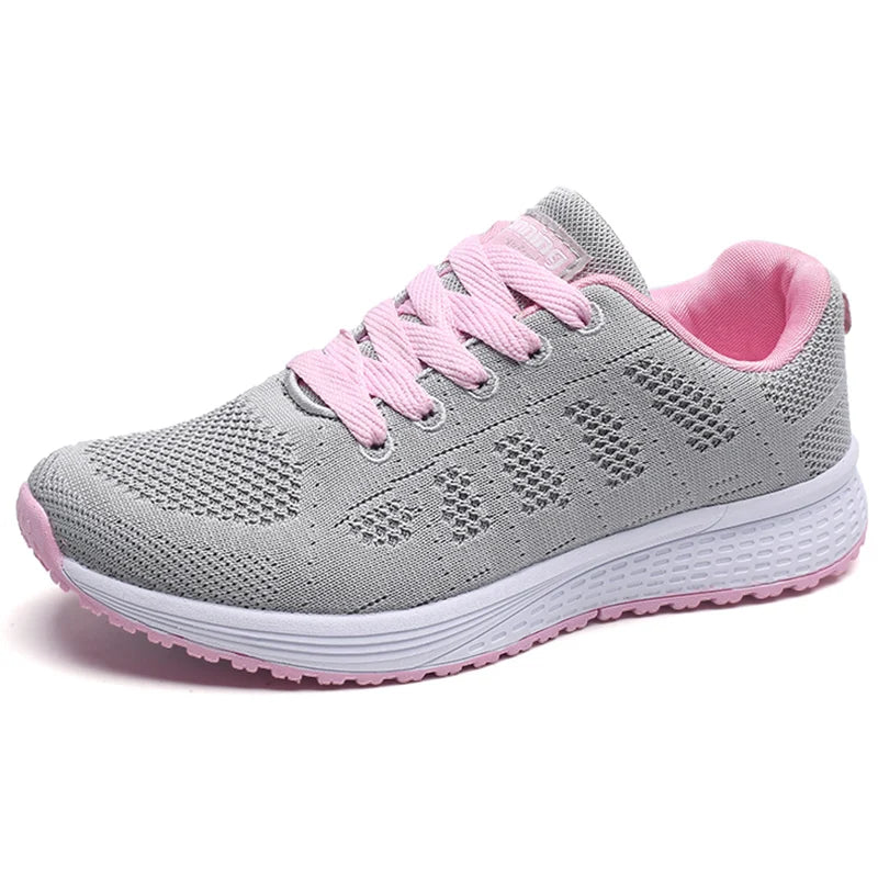 Zapatillas deportivas transpirables para mujer, zapatillas deportivas para mujer, zapatillas blancas, zapatillas ligeras para mujer 2025, calzado deportivo casual