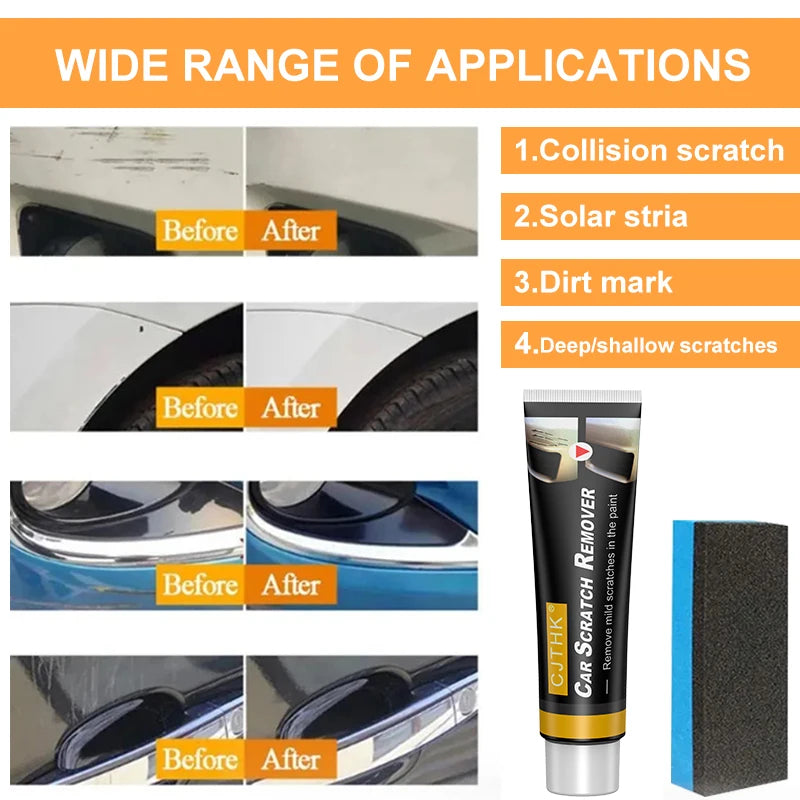 Car Scratch Remover, Paint Care Tools, Auto Swirl Remover, Scratch Repair, Polishing, Car Body Grinding Compound, Anti-Scratch Wax
