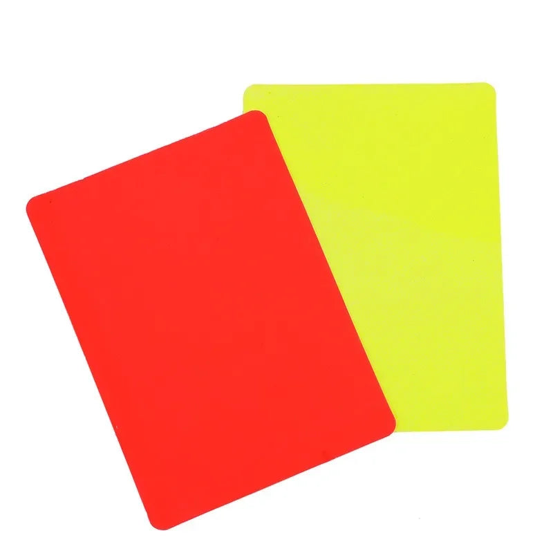 Kit d’Arbitre Football Professionnel — Sifflet, Cartons Rouge & Jaune