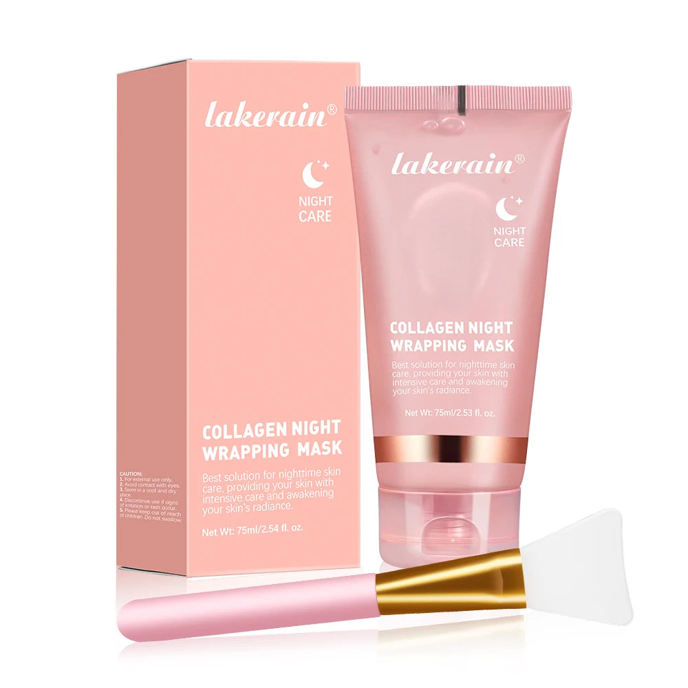Korean Deep Collagen Mask, Peel-off Mask, Anti-wrinkle, Lifting, Skincare, Bio Pack, Night Pack for Women, Night Skin